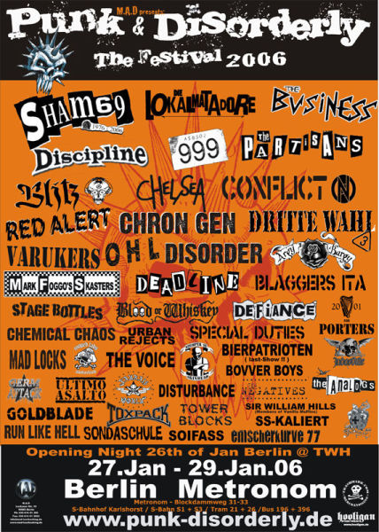 foh engineer at punk and disorderly